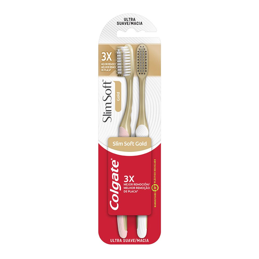 Colgate Slim Soft Gold Premium 2 unidades