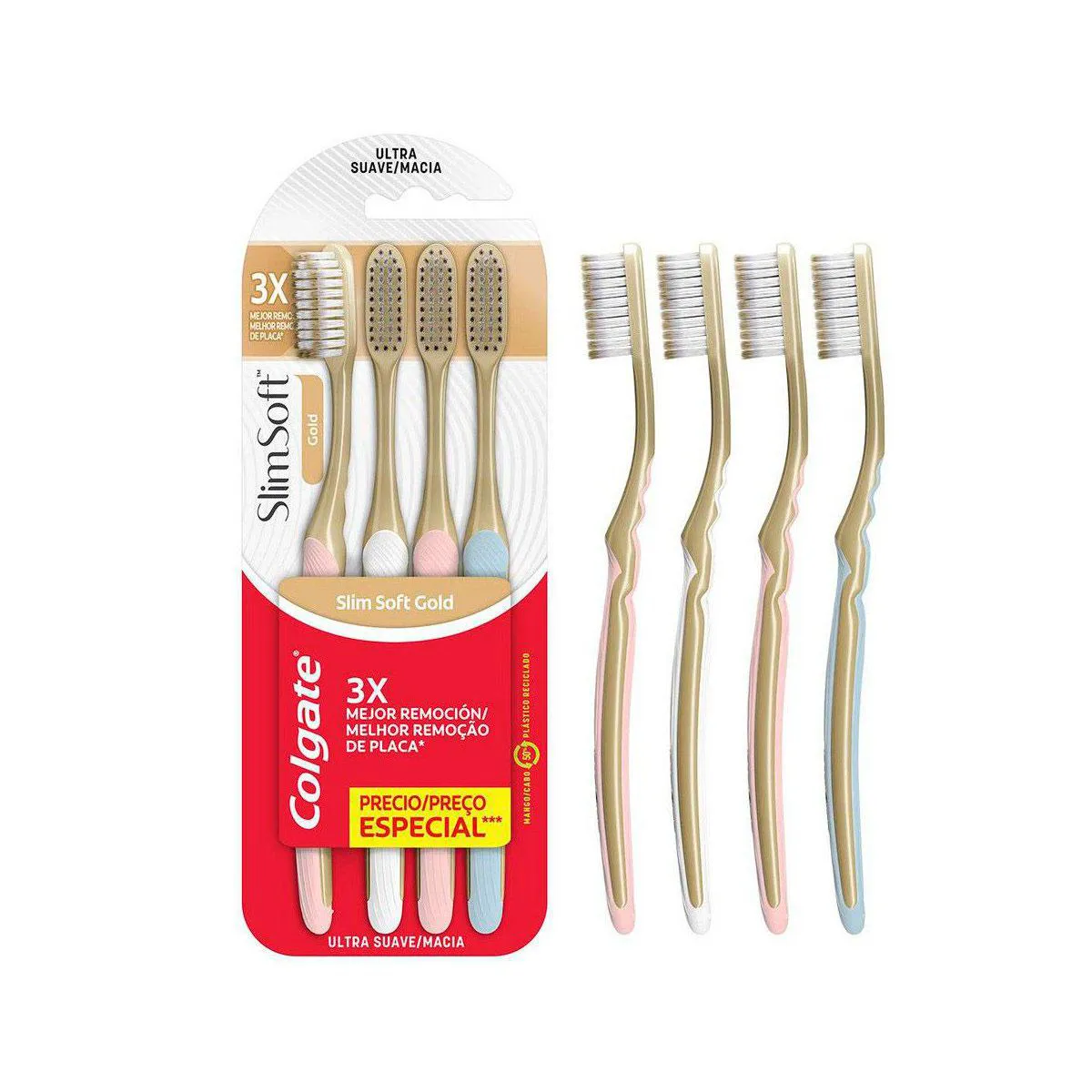Colgate Slim Soft Premium 4 unidades