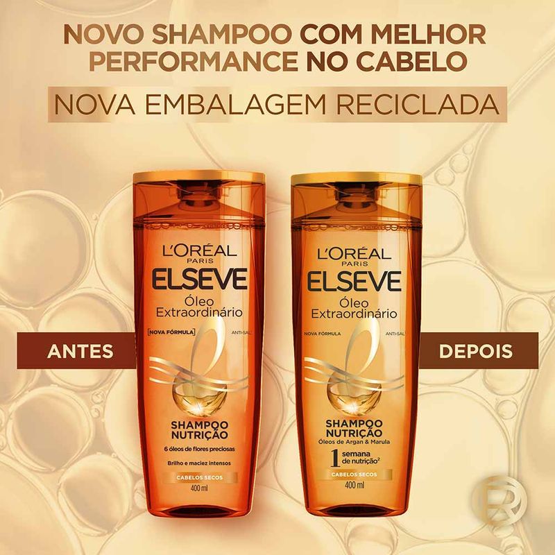 Elseve Óleo Extraordinário Shampoo para Cabelos Secos