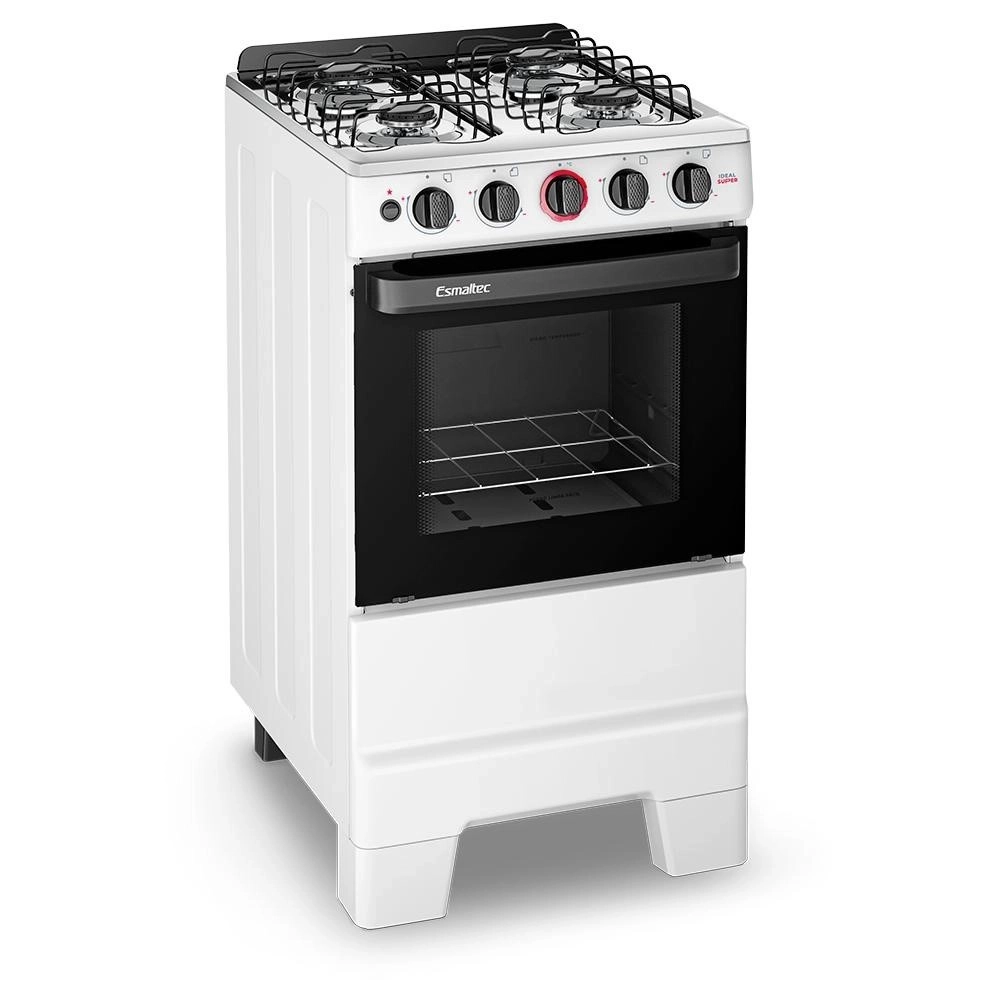 Fogão 4 Bocas Esmaltec Ideal Super