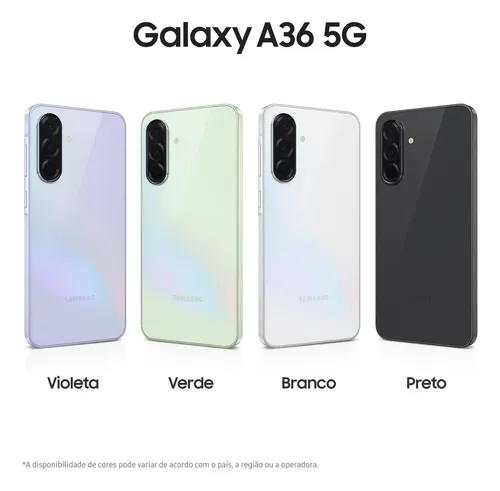 Samsung Galaxy A36 5G 256GB 8GB RAM Branco