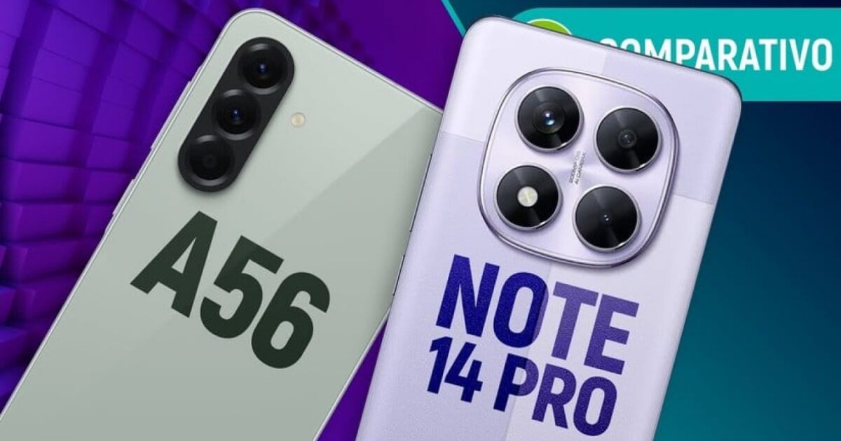 Galaxy A56 e Redmi Note 14