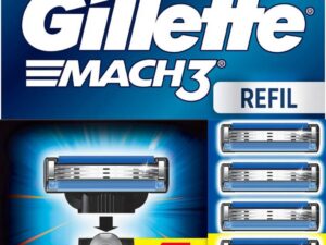 Cargas Gillette Mach3 e Fusion5 comparadas