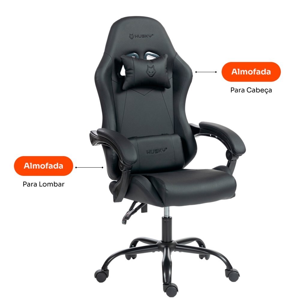 Cadeira Gamer Husky Storm 100 (até 120 kg)