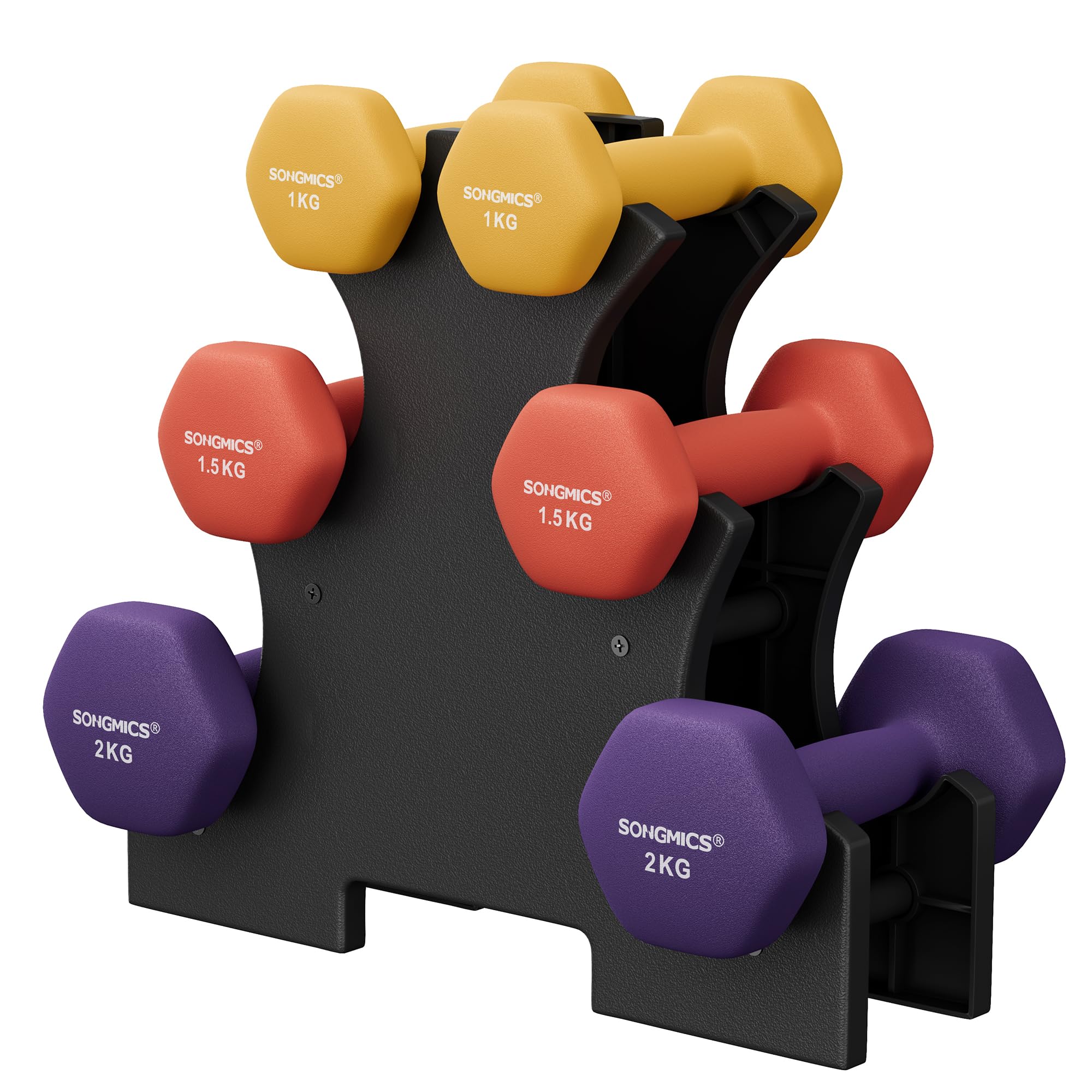 SONGMICS Conjunto Hexagonal com Suporte