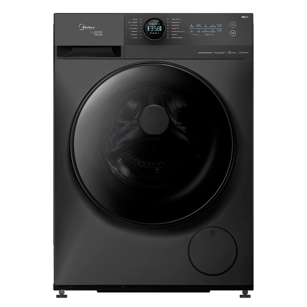 Lava e Seca Midea HealthGuard Smart 13 kg Titanium 127 V
