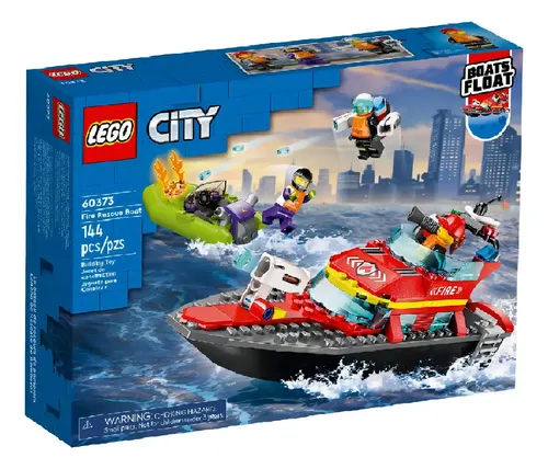LEGO City Barco de Resgate dos Bombeiros 60373