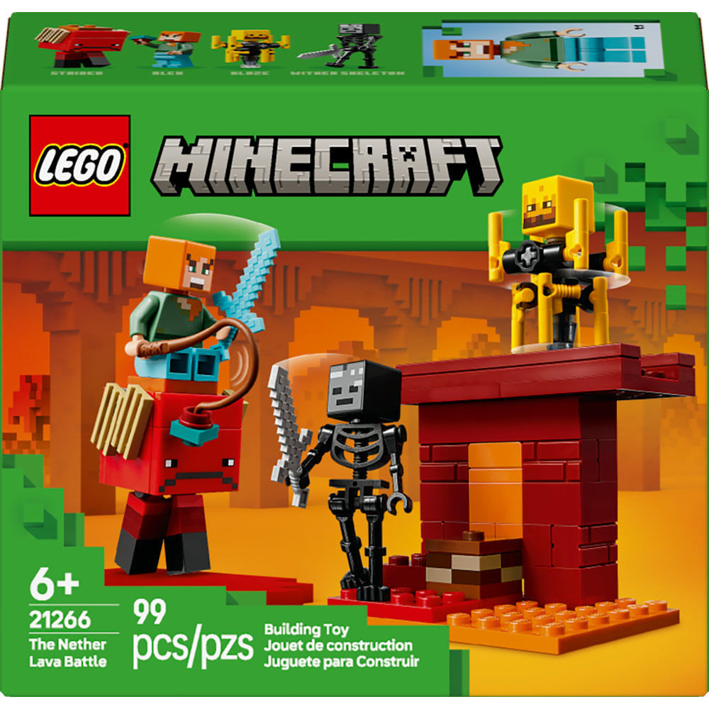LEGO Minecraft A Batalha de Lava no Nether 21266