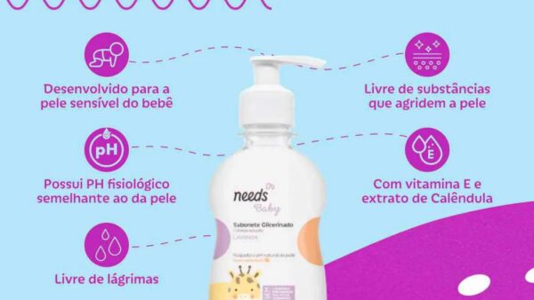 Produtos de cuidado para a pele do bebê