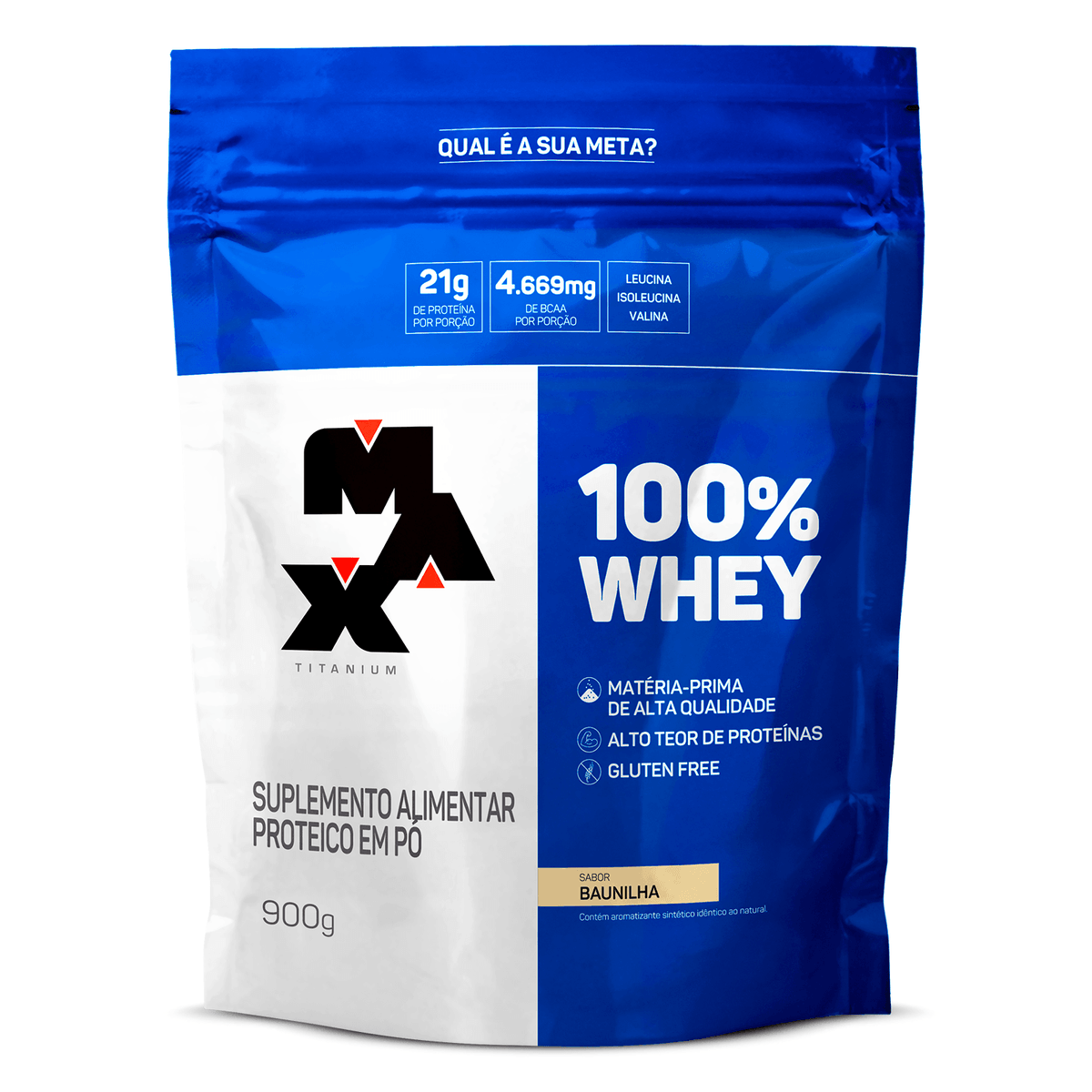 100% Whey Max Titanium 900 g refil