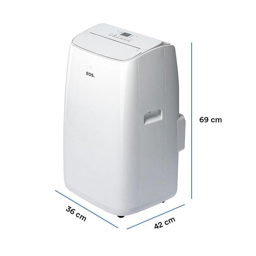 Ar-Condicionado Portátil EOS Slim Inverter 14.000 BTUs Quente/Frio