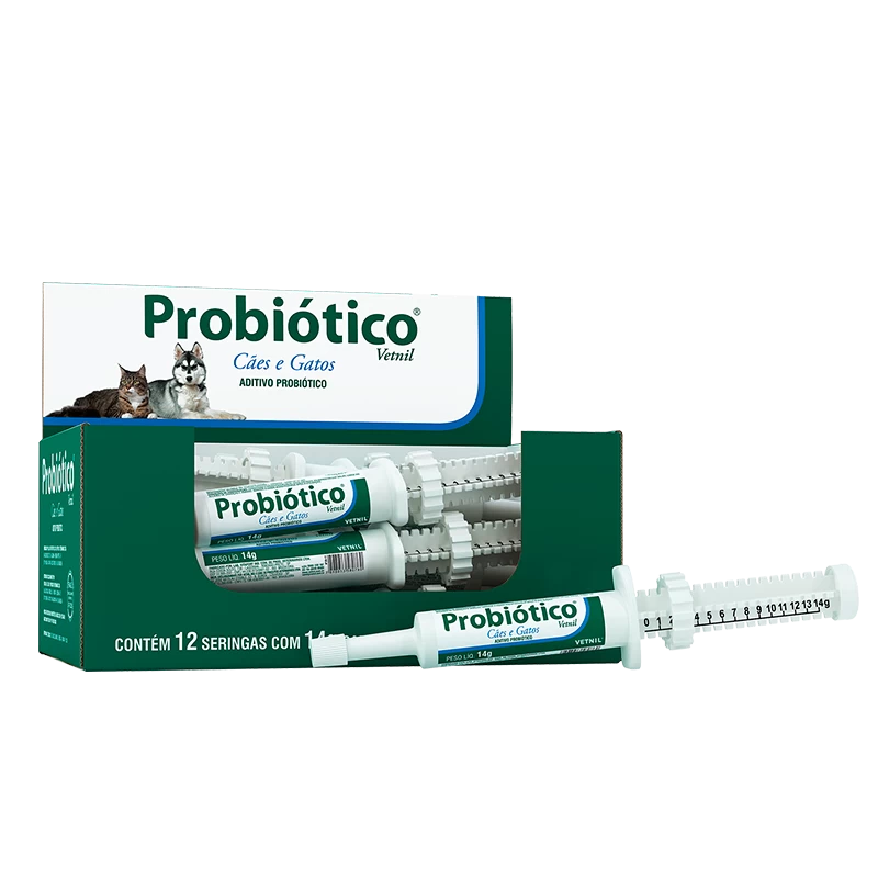 Probiótico Vetnil 14g Cães e Gatos