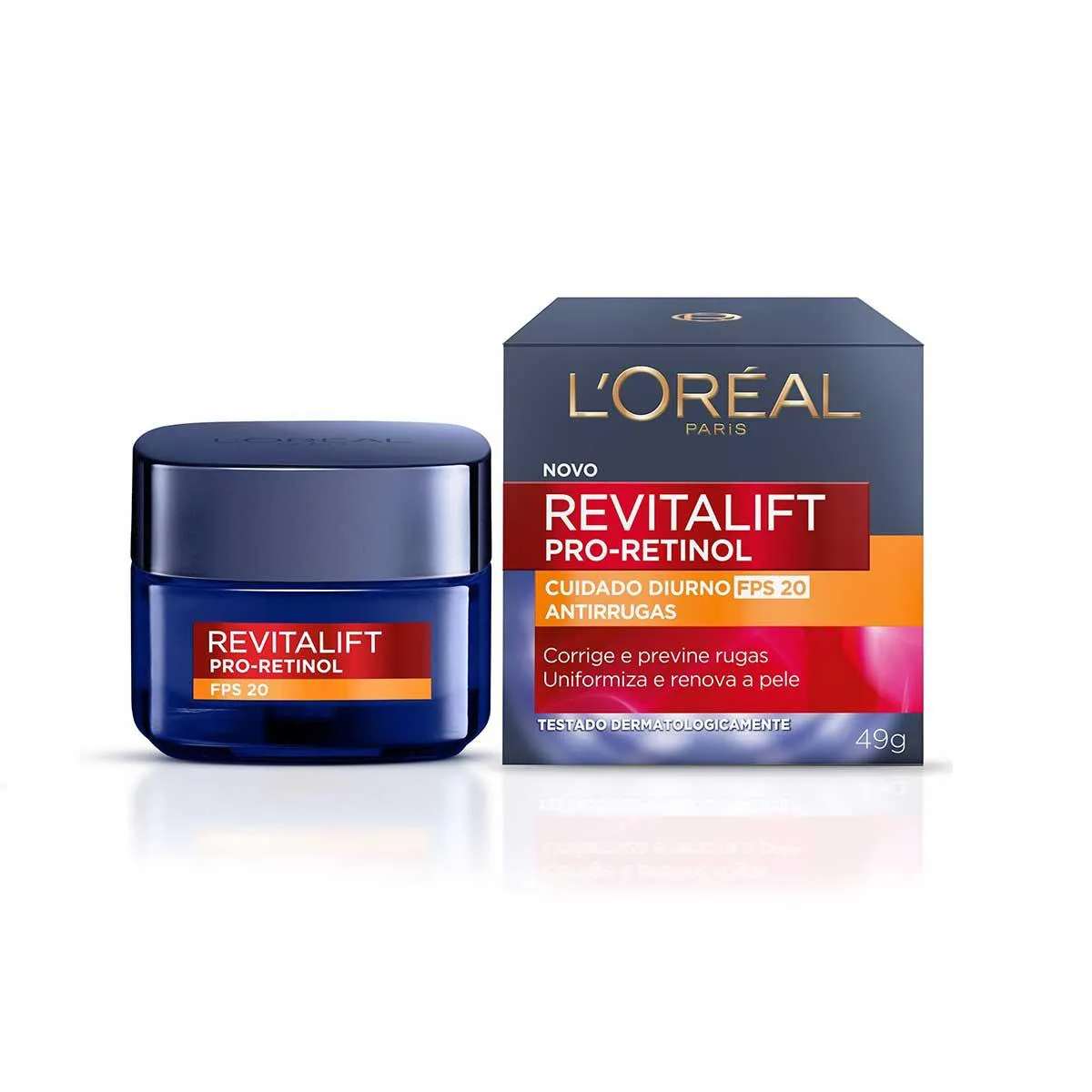 Creme L'Oréal Revitalift Pro-Retinol Diurno FPS 20 49 g