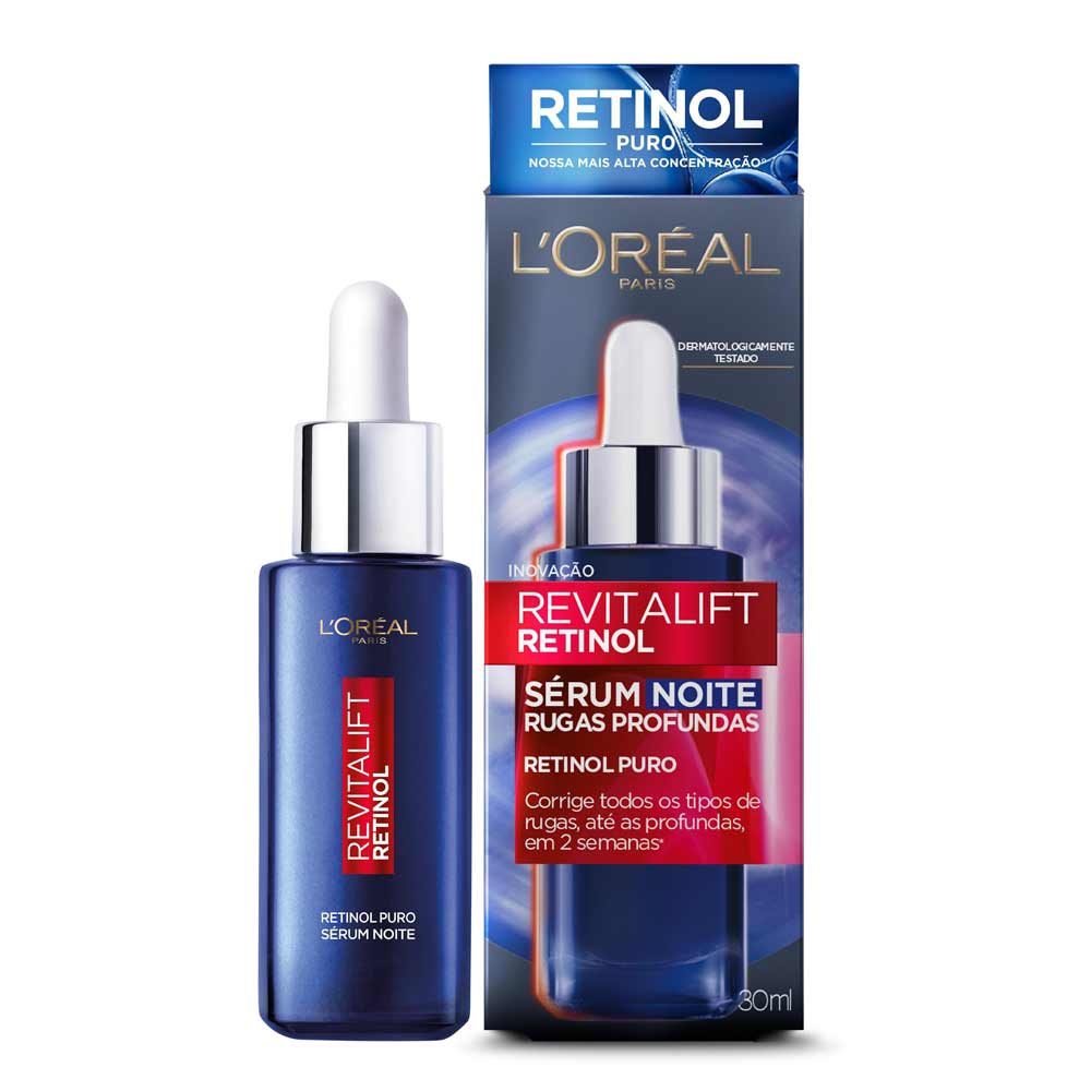 Sérum L'Oréal Paris Revitalift Retinol Puro Noite 30 ml