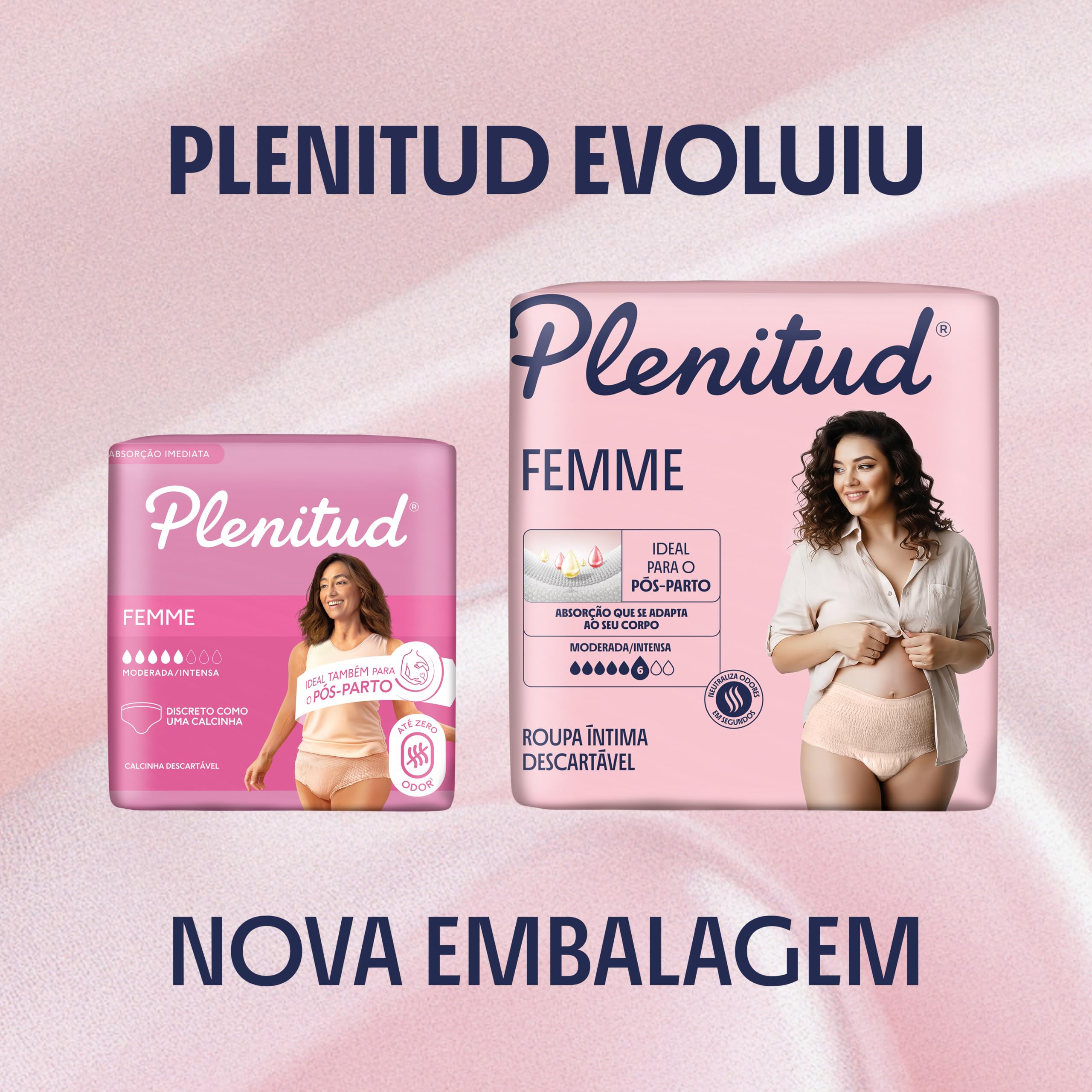 Roupa Íntima Plenitud Femme 8 unidades