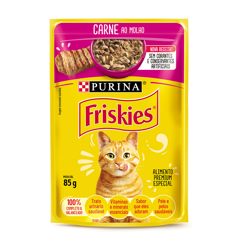 Friskies Sachê Carne ao Molho