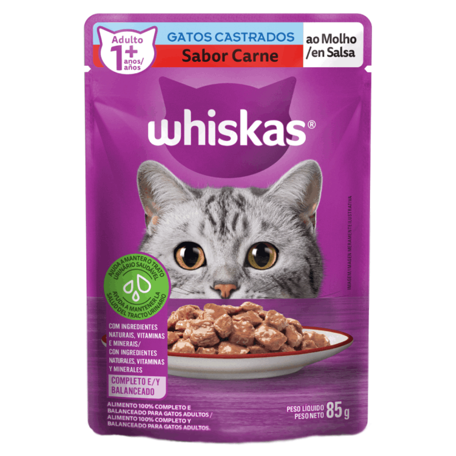 Whiskas Sachê Castrados