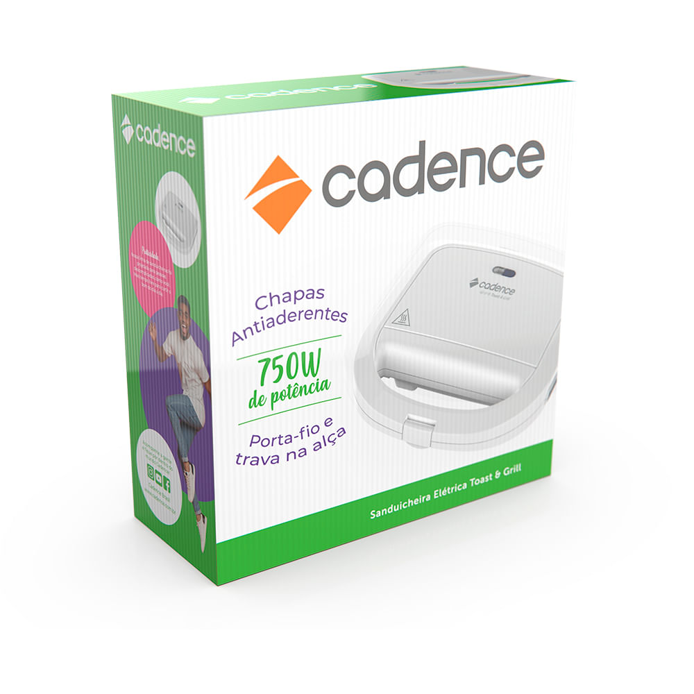 Sanduicheira Elétrica Cadence Click 127V