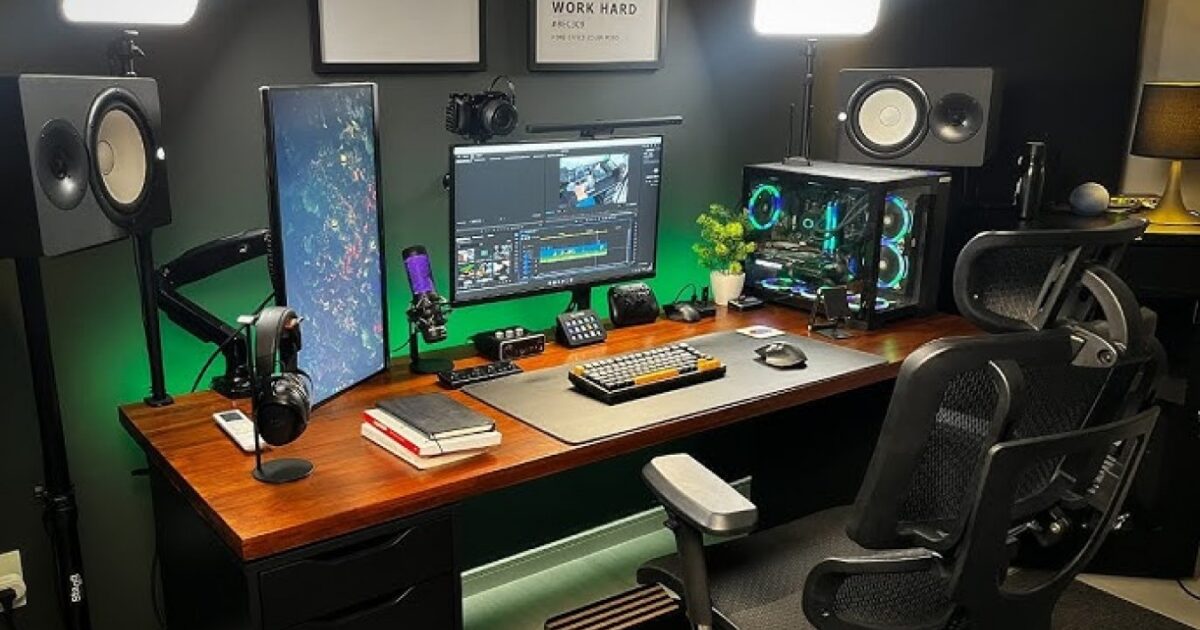 Setup gamer completo montado