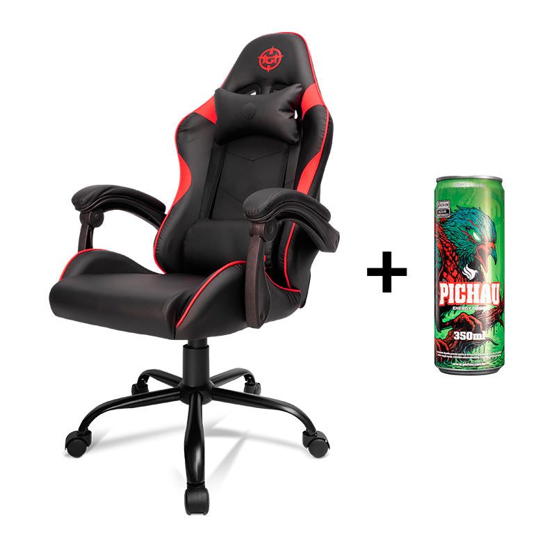Cadeira Gamer TGT Heron TC2 (preto e vermelho)