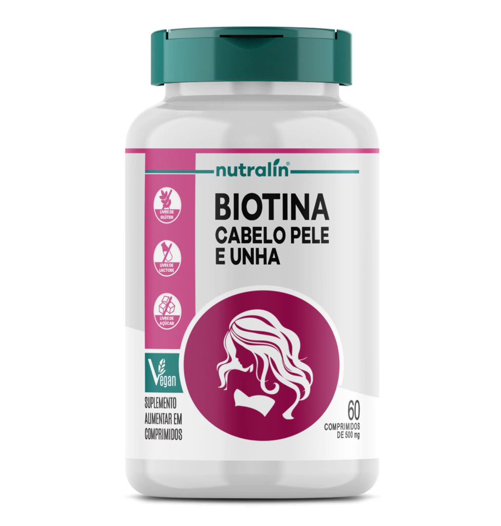Biotina Nutralin 60 cáps