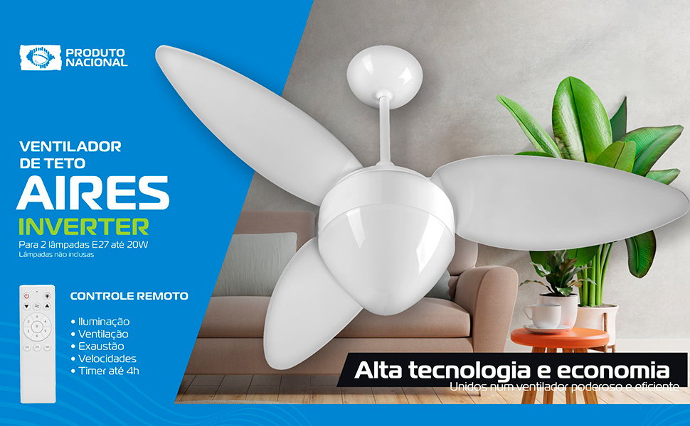 Ventisol Aires Inverter com Controle