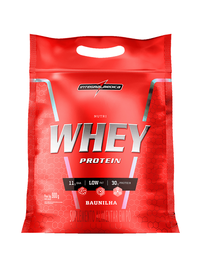 Integralmédica Nutri Whey Protein Baunilha (Hipercalórico) 900g