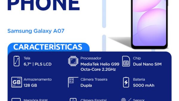 Samsung A07-128GB ou Motorola G06-128GB: qual Celular comprar?