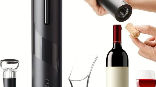 kit abridor de vinho elétrico