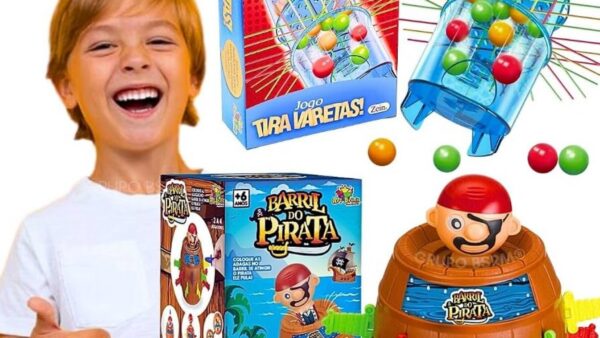 Brinquedos e jogos para meninos de 6 anos