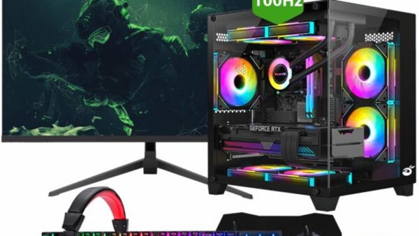 PC gamer com RTX 5060 montado